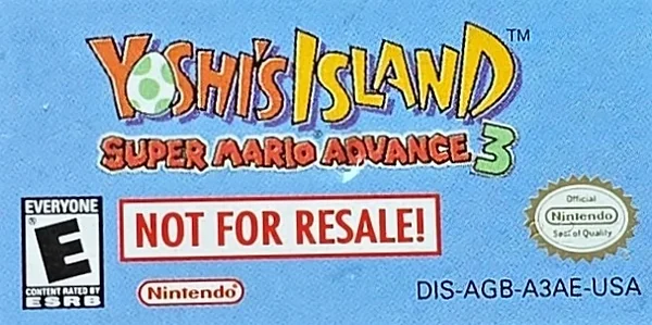 Yoshi's Island: Super Mario Advance 3 box art