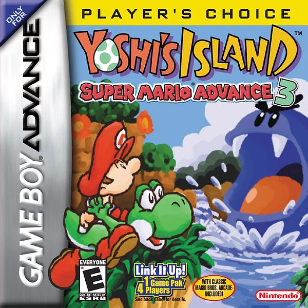 Yoshi's Island: Super Mario Advance 3 box art