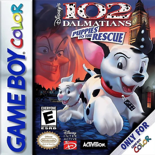 102 Dalmatians: Puppies to the Rescue box art