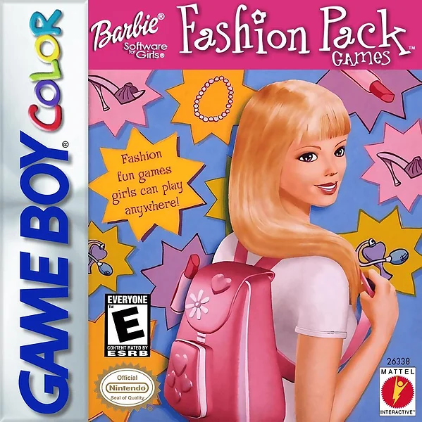 Barbie Fashion Pack Games box art