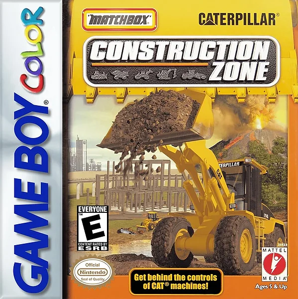 Matchbox: Caterpillar Construction Zone box art