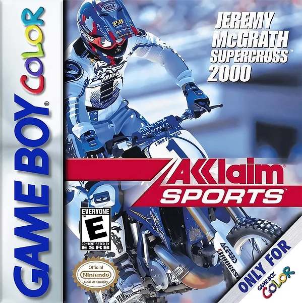 Jeremy McGrath SuperCross 2000 Box Art