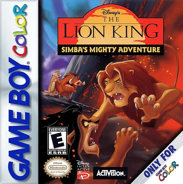 Lion King: Simba's Mighty Adventure Box Art