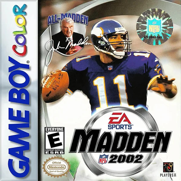 Madden NFL 2002 box art