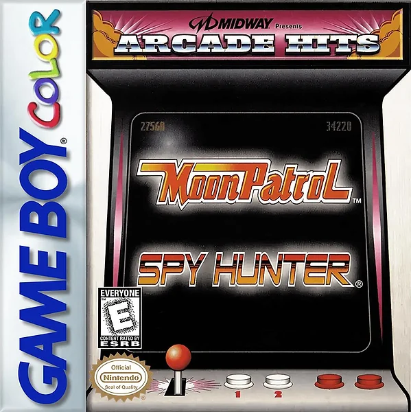 Midway Presents Arcade Hits: Moon Patrol & Spy Hunter box art