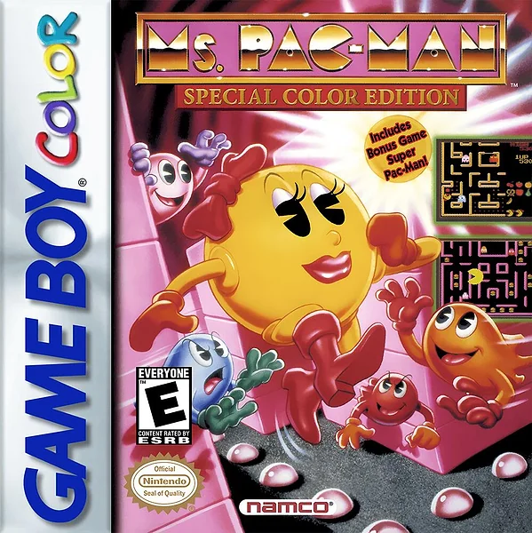Ms. Pac-Man: Special Color Edition box art