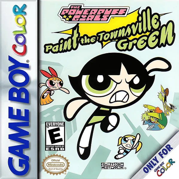 Powerpuff Girls: Paint the Townsville Green Box Art