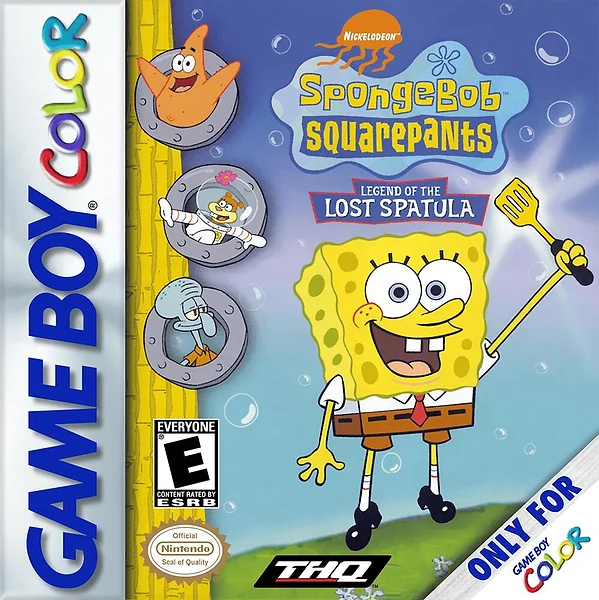 SpongeBob SquarePants: Legend of the Lost Spatula Box Art
