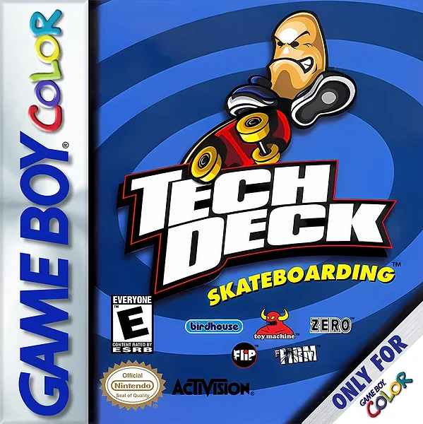 Tech Deck Skateboarding Box Art