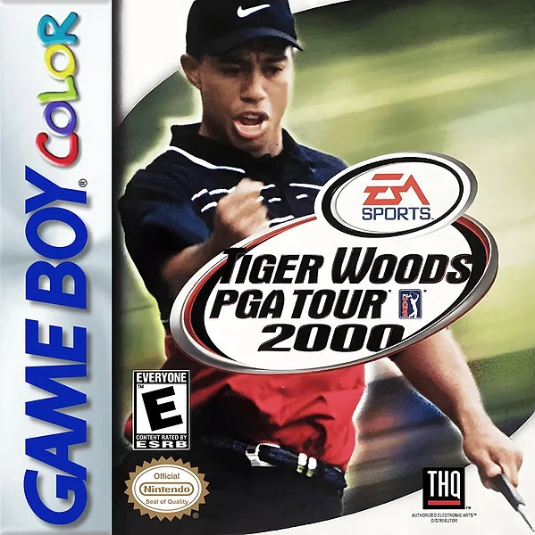 Tiger Woods PGA Tour 2000 Box Art