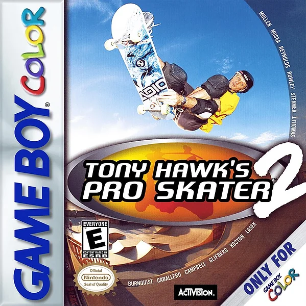 Tony Hawk's Pro Skater 2 box art