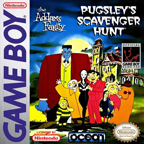 Addams Family: Pugsley's Scavenger Hunt box art