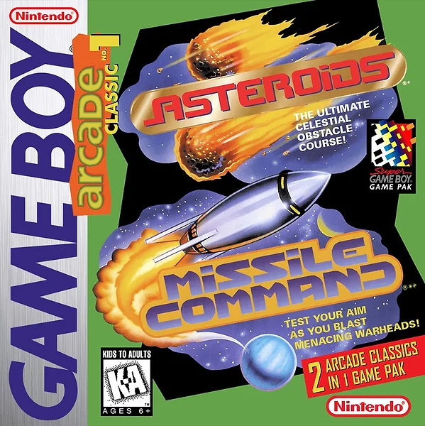 Arcade Classic: Asteroids & Missile Command box art