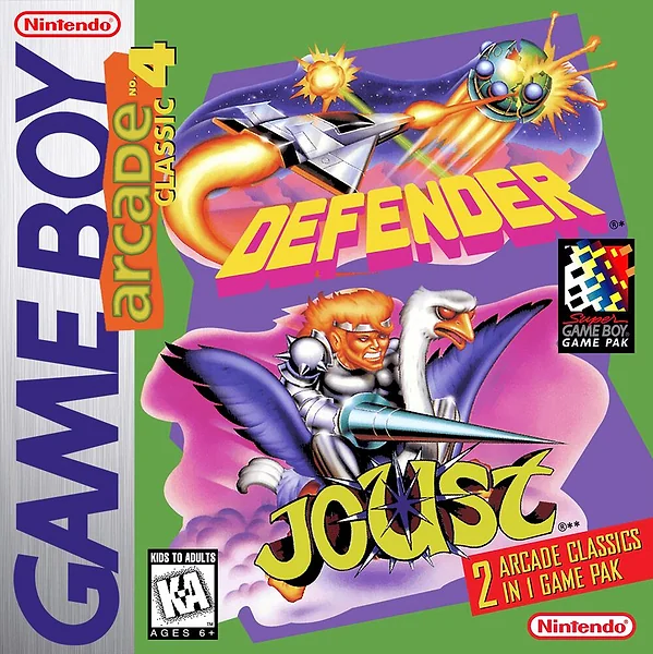 Arcade Classic 4: Defender & Joust box art