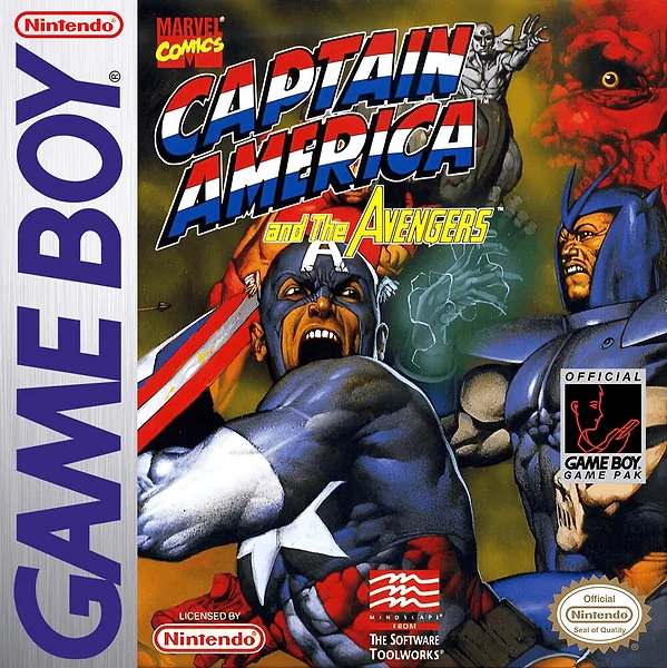 Captain America and the Avengers box art