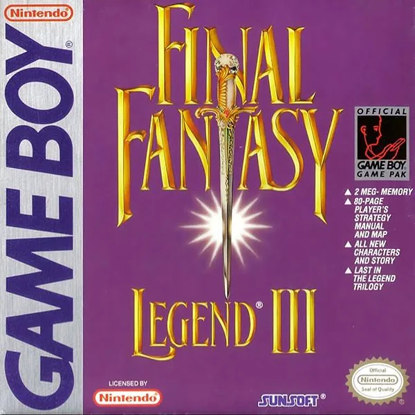 Final Fantasy Legend III Box Art