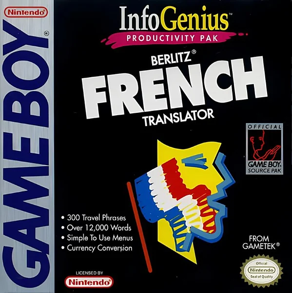 InfoGenius: Berlitz French Translator box art