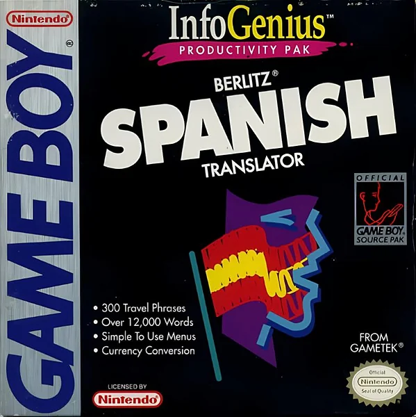 InfoGenius: Berlitz Spanish Translator box art