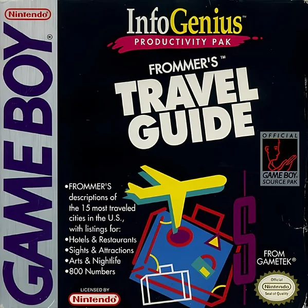 InfoGenius: Frommer's Travel Guide box art