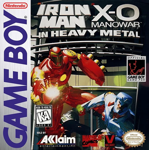Iron Man X-O Manowar in Heavy Metal box art