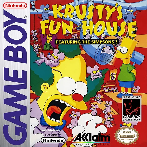 Krusty's Fun House Box Art