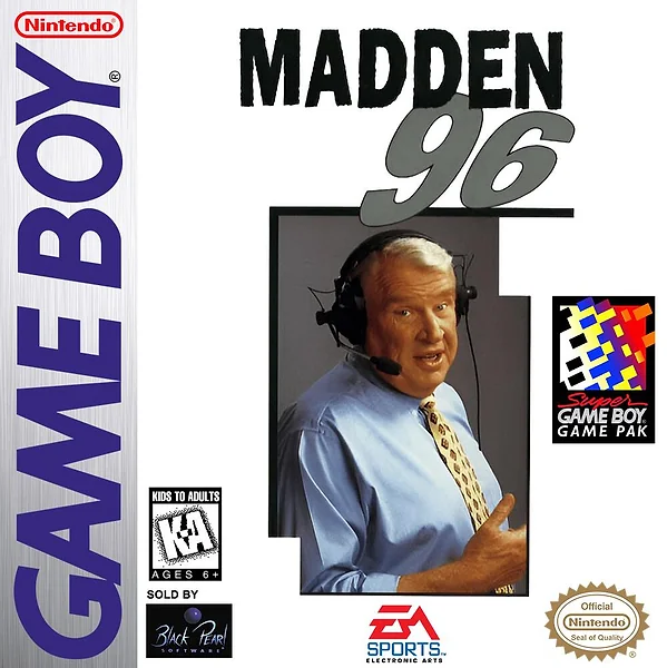 Madden NFL 96 box art