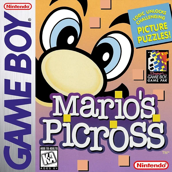 Mario's Picross box art