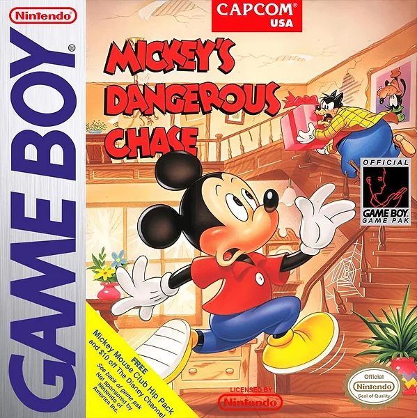 Mickey's Dangerous Chase box art