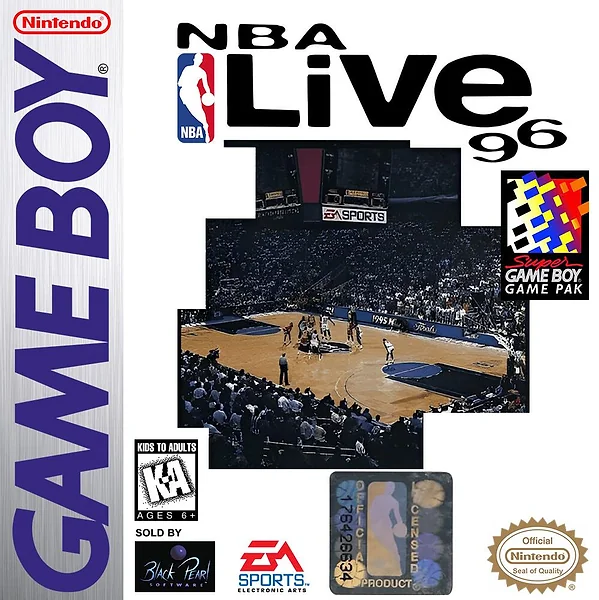 NBA Live 96 box art