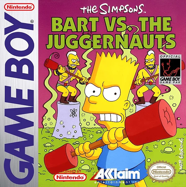 Simpsons: Bart vs. the Juggernauts box art