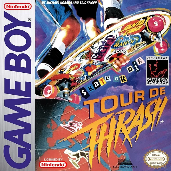 Skate or Die: Tour de Thrash box art