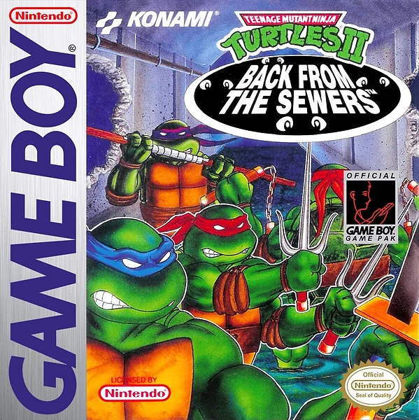 Teenage Mutant Ninja Turtles II: Back from the Sewers box art