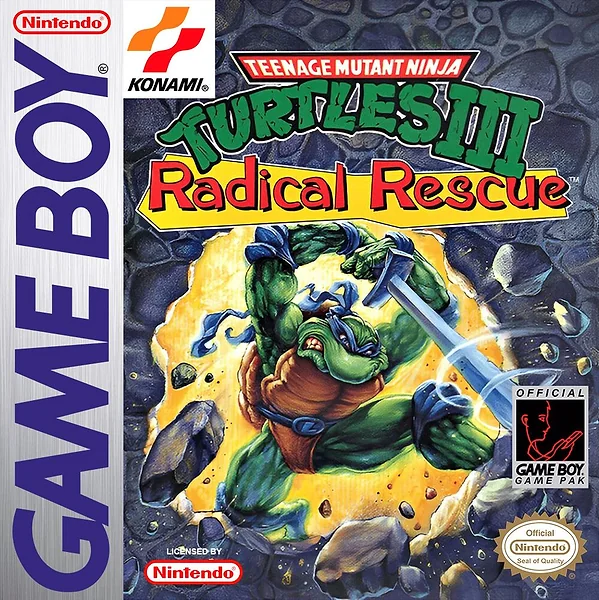 Teenage Mutant Ninja Turtles III: Radical Rescue box art