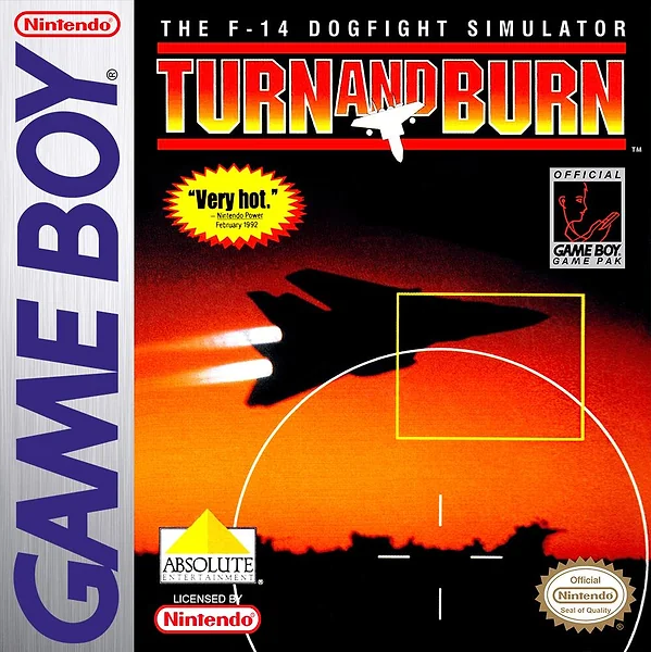 Turn and Burn: The F-14 Dogfight Simulator box art