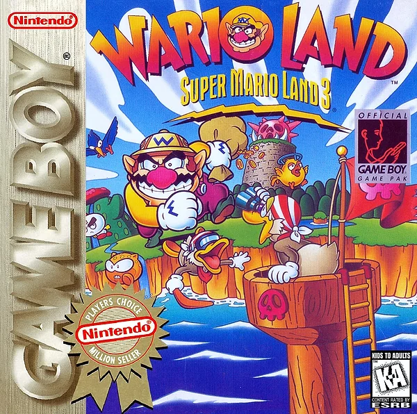 Wario Land: Super Mario Land 3 box art