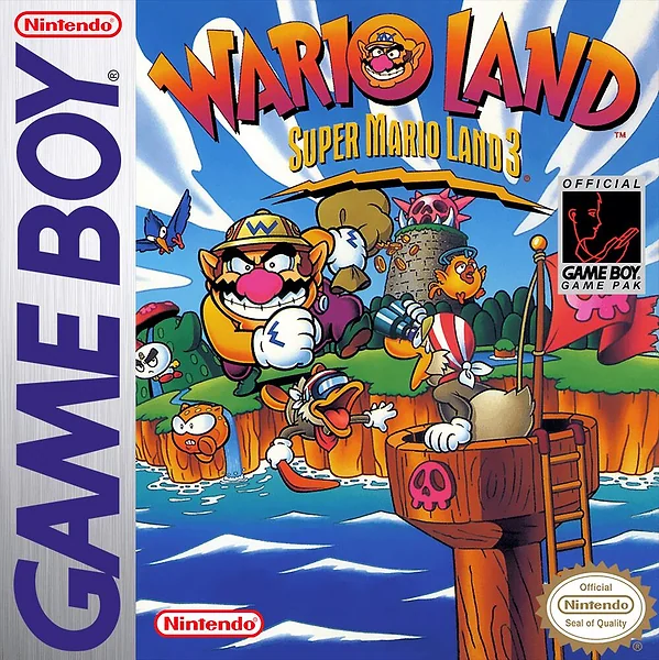 Wario Land: Super Mario Land 3 box art