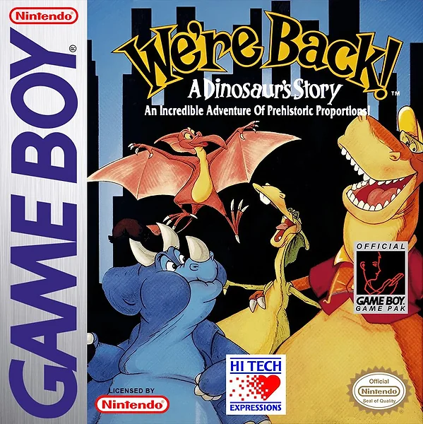 We're Back! A Dinosaur's Story box art