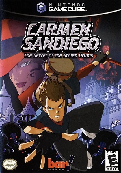 Carmen Sandiego: The Secret of the Stolen Drums Box Art