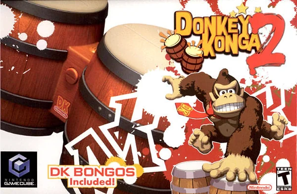 Donkey Konga 2 box art
