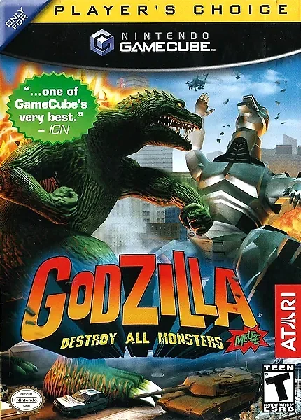 Godzilla: Destroy All Monsters Melee box art