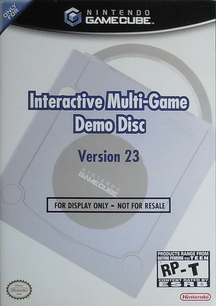 Interactive Multi-Game Demo Disc: Version 23 Box Art