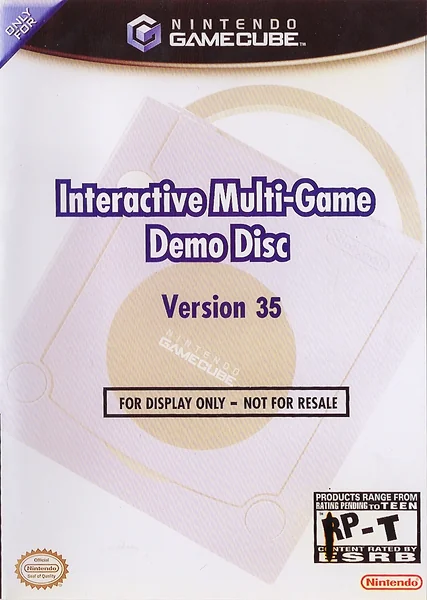 Interactive Multi-Game Demo Disc: Version 35 Box Art