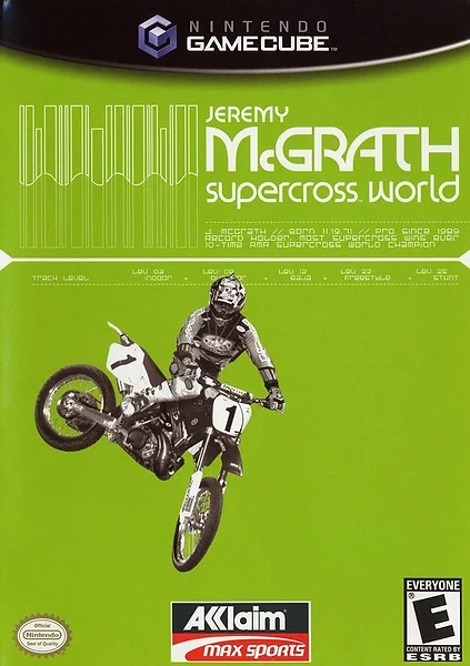 Jeremy McGrath: SuperCross World Box Art