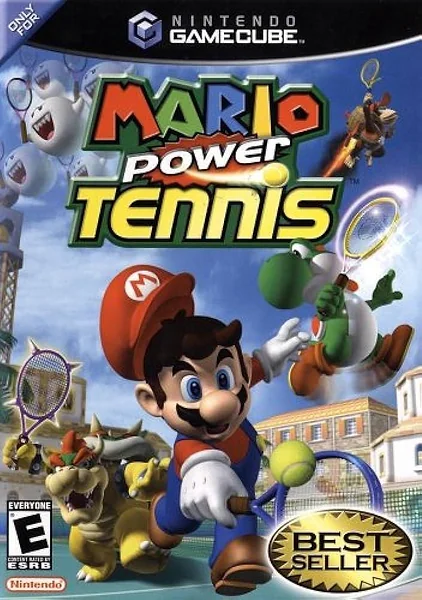 Mario Power Tennis box art
