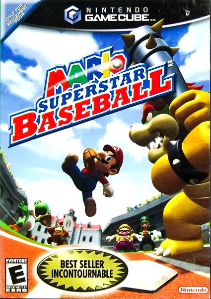 Mario Superstar Baseball Box Art