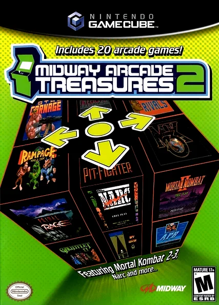 Midway Arcade Treasures 2 box art