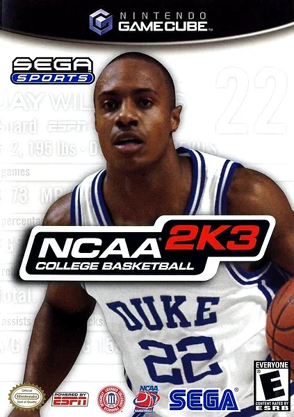 NCAA College Basketball 2K3 box art