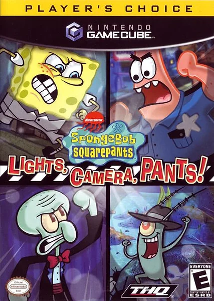 SpongeBob SquarePants: Lights, Camera, Pants! box art