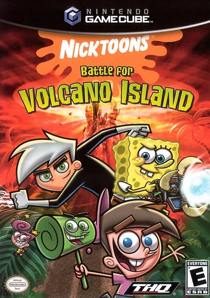 Nicktoons: Battle for Volcano Island Box Art