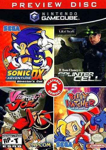 Nintendo GameCube Preview Disc Box Art